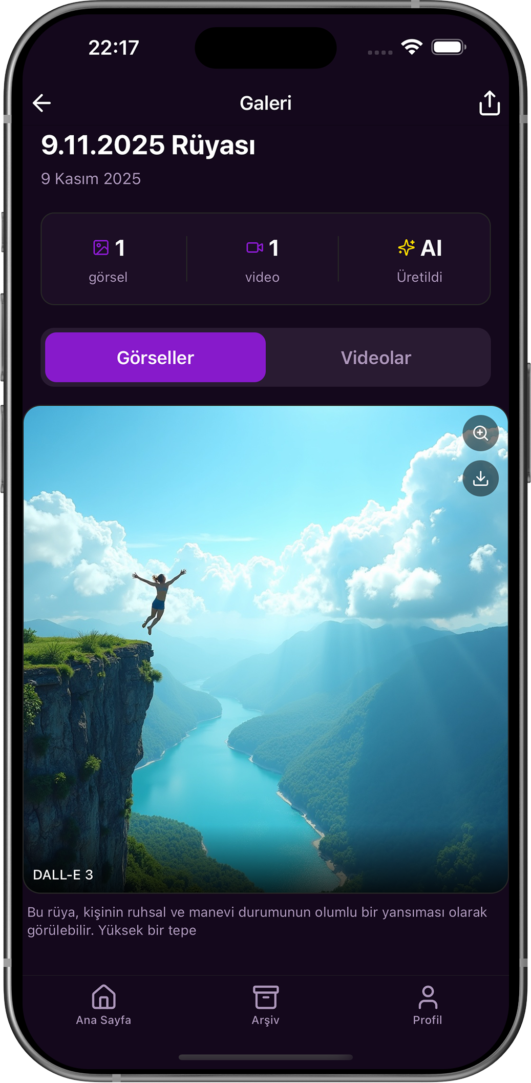 Yapay zeka ile üretilmiş görseller ve videolar galerisi